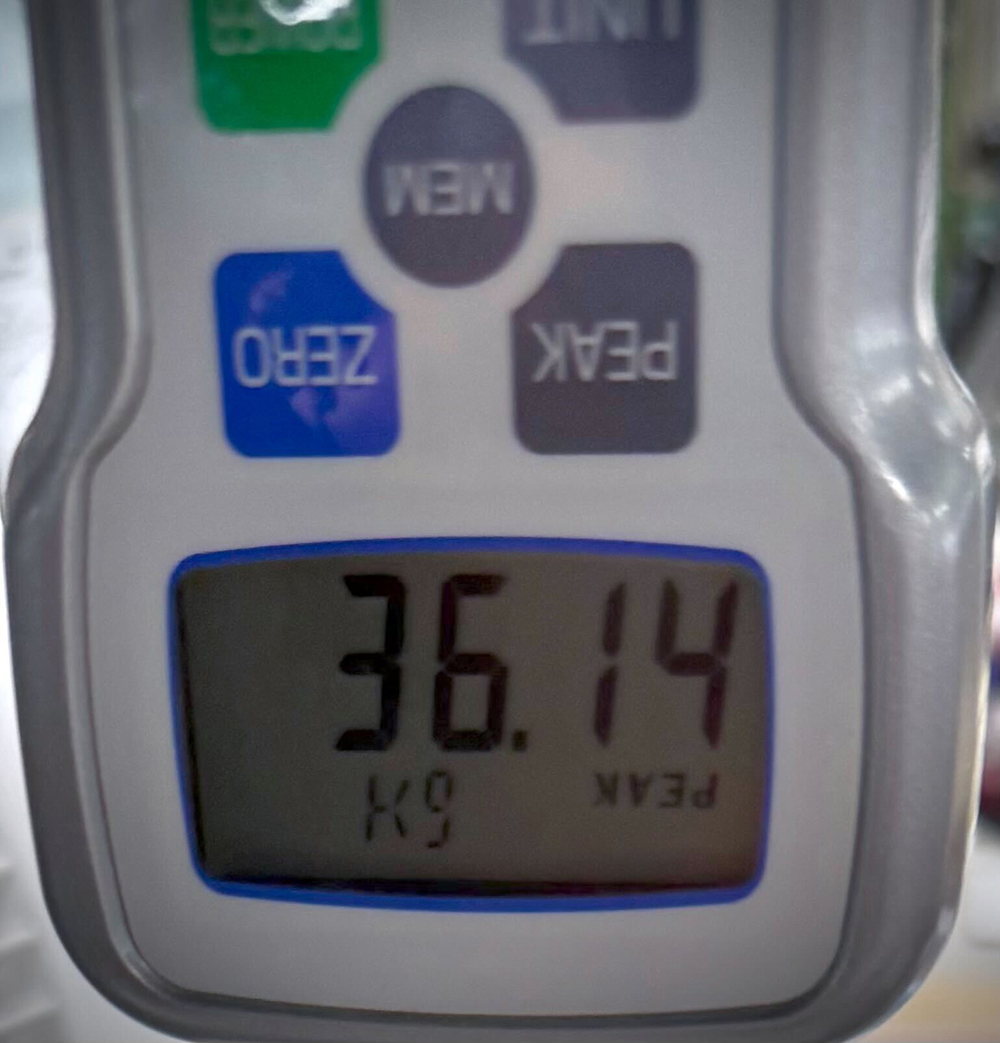 引っ張りテスト